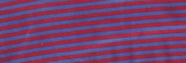 Nickistoff hellblau/rosa gestreift    1m